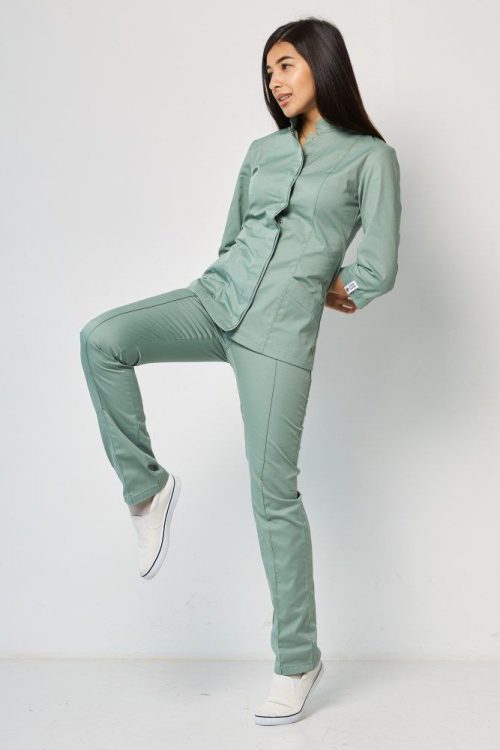 Komplet medyczny damski Sakura oliwkowy