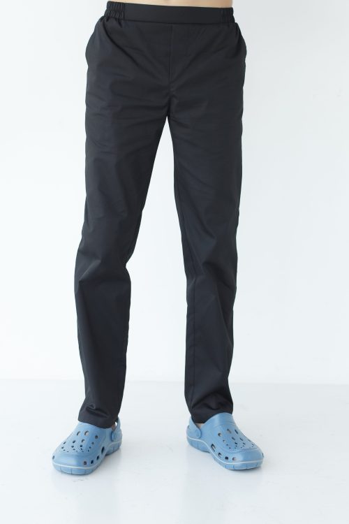 Męskie spodnie medyczne Boston czarne