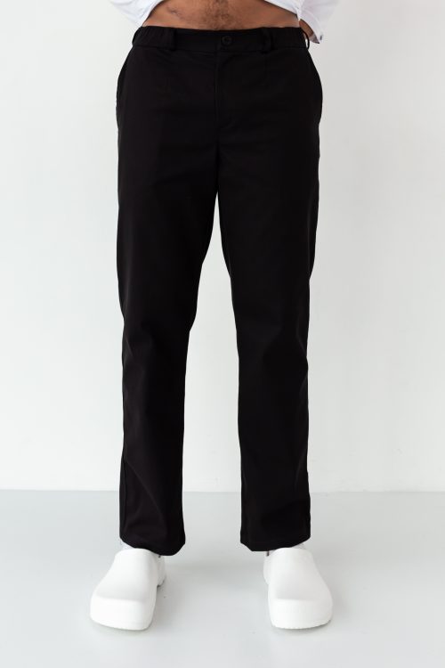 Męskie spodnie medyczne Dallas czarne