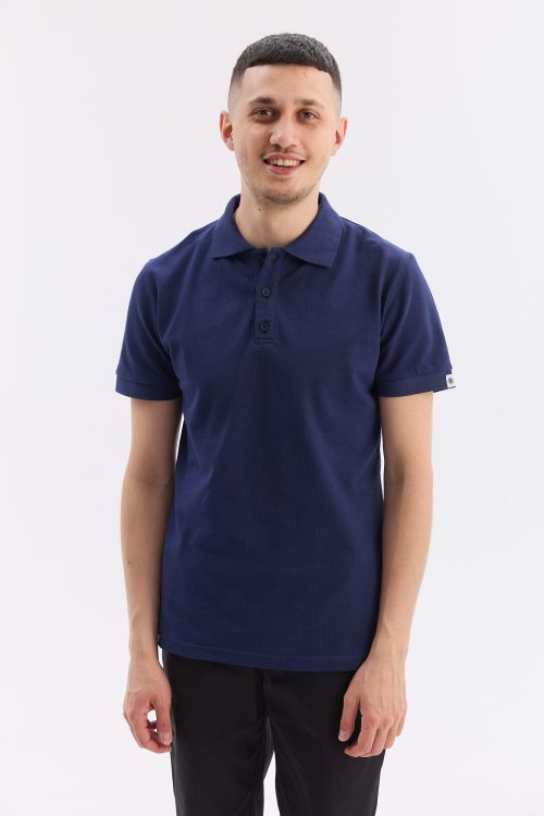 Męskie polo medyczne niebieskie NEW