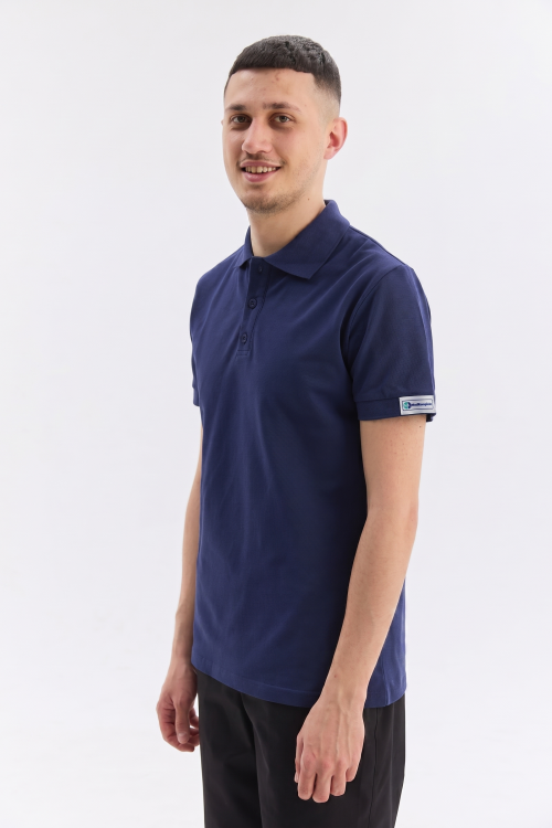 Męskie polo medyczne granatowe NEW