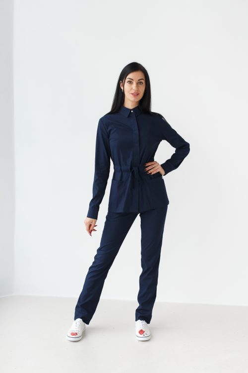 Komplet medyczny damski Montana w kolorze granatowym