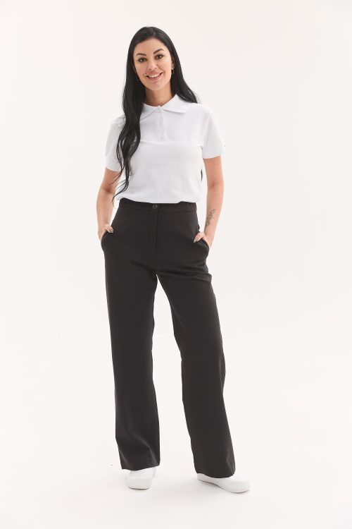 Damskie spodnie medyczne Savanna w kolorze czarnym